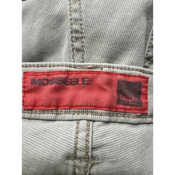 Mossissue vintage y2k 90s mossimo khaki capris adjustable buckle granola size 13 - Picture 7 of 7